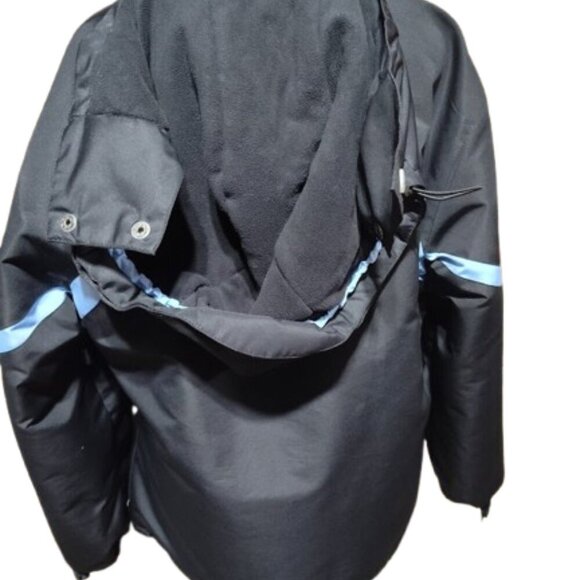 Gerry Jacket Hooded Black Blue Women's Jacket Size Medium Great for Winter !! - Picture 5 of 15